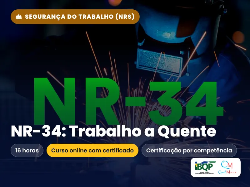 Curso de NR-34: Trabalho a Quente